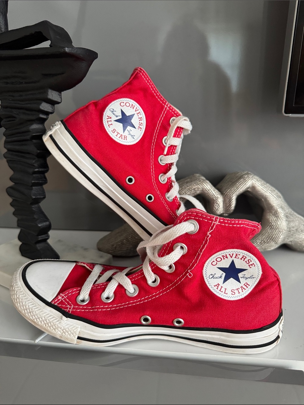 Converse Chuck Taylor All Star High Top Kids Red Size 6.5